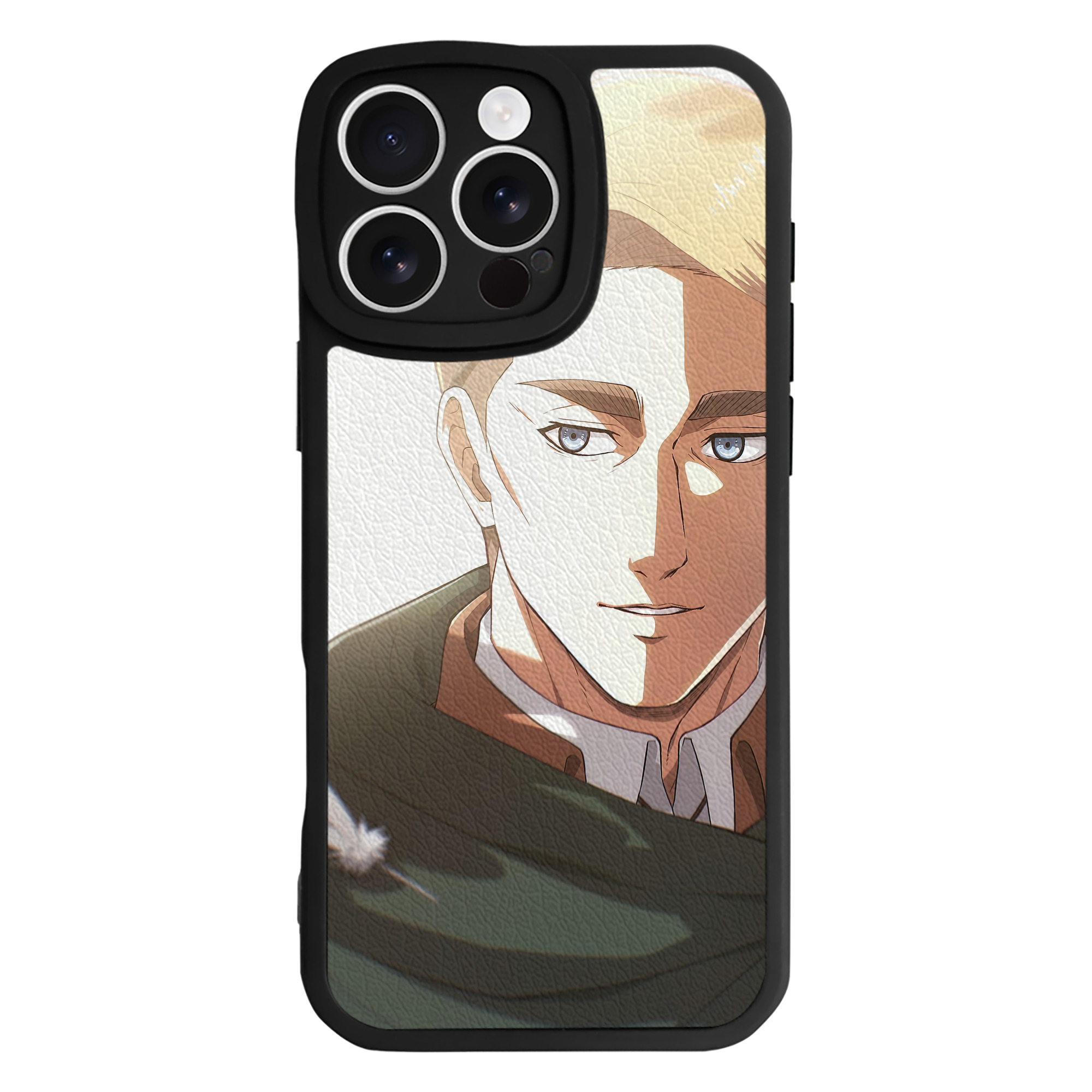 （画像用） 進撃の巨人 Attack on Titan 【iPhone 16シリーズ対応】シリコンスマホケース（レザー調） 材質：シリコン